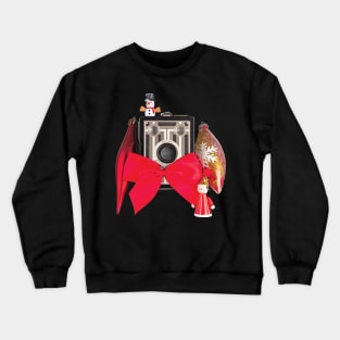 Christmas Vintage 1930s Box Camera Junior Crewneck Sweatshirt